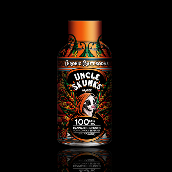 Uncle Skunks 100mg Orange Chronic Craft Shots (2oz)