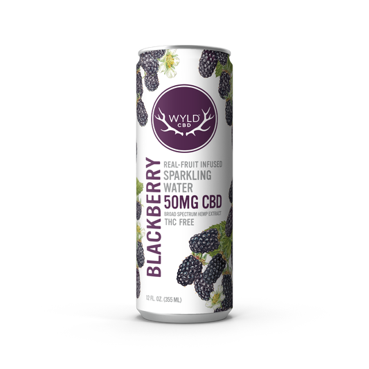 Wyld Blackberry CBD Sparkling Water — CBD-Only
