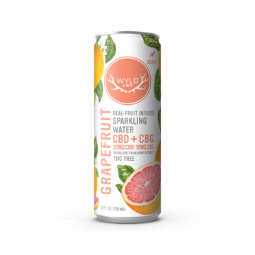 Wyld Grapefruit CBD:CBG Sparkling Water — CBD-Only