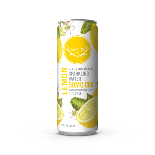 Wyld Lemon CBD Sparkling Water — CBD-Only