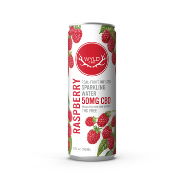Wyld Raspberry CBD Sparkling Water — CBD-Only