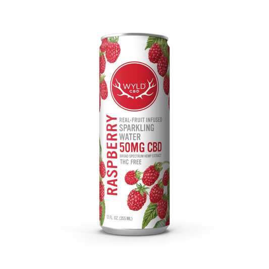 Wyld Raspberry CBD Sparkling Water — CBD-Only