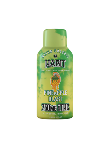 Habit 750mg Delta 9 THC Syrup – Pineapple
