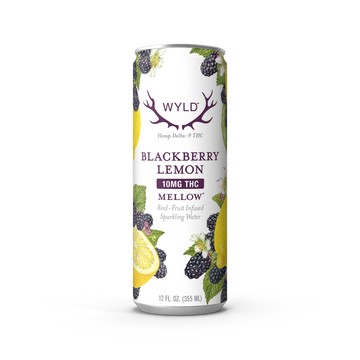 Wyld Blackberry Lemon THC Sparkling Water — Mellow