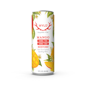 Wyld Mango THC:CBD Sparkling Water — Restore