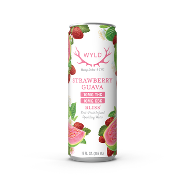 Wyld Strawberry Guava THC:CBC Sparkling Water — Bliss