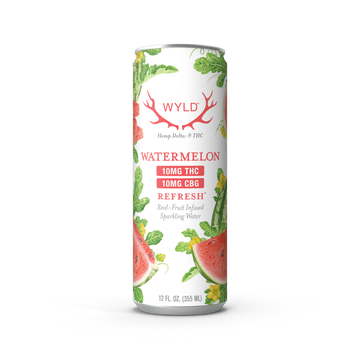 Wyld Watermelon THC:CBG Sparkling Water — Refresh
