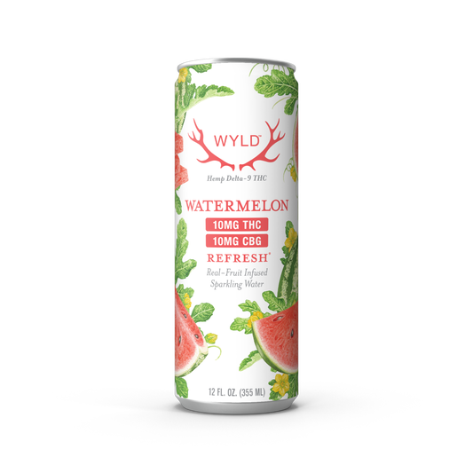 Wyld Watermelon THC:CBG Sparkling Water — Refresh