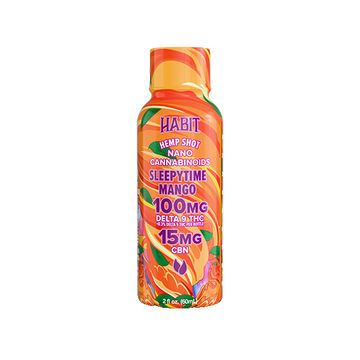 Habit 100 MG Delta 9 THC Hemp Shot – Sleepytime Mango