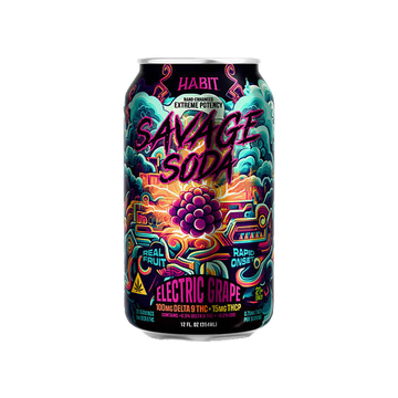 Habit Delta 9 Savage Soda – Electric Grape