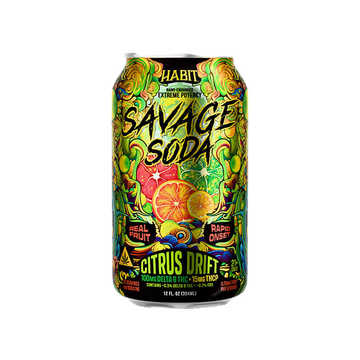 Habit Delta 9 THC Hemp Soda – Savage Edition – Citrus Drift