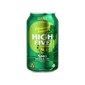 Habit High Five Citravana Sunset 5MG Delta 9 THC Soda