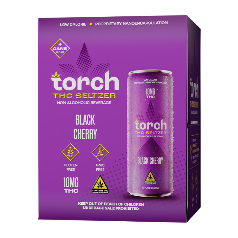 Torch Black Cherry 10mg THC Seltzer (2)