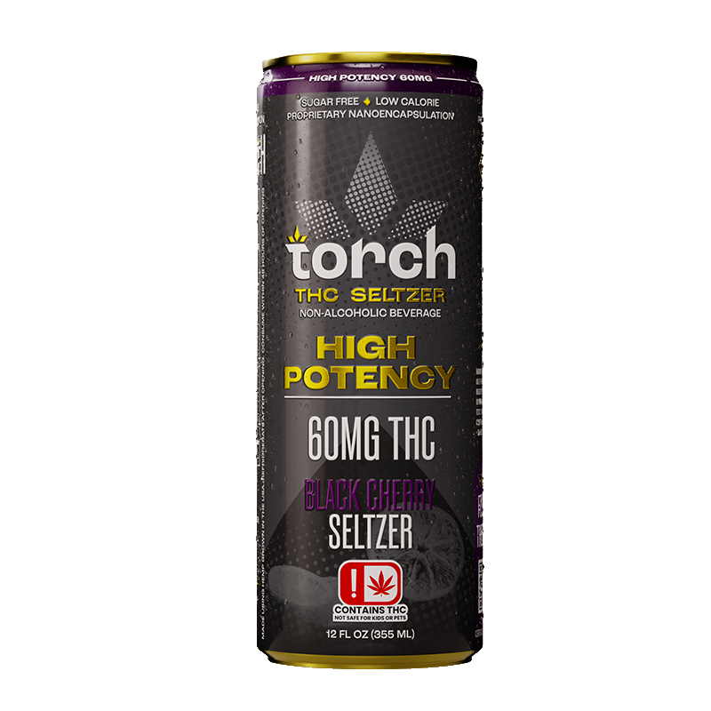 Torch Black Cherry High Potency 60mg THC Seltzer