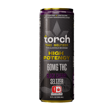 Torch Black Cherry High Potency 60mg THC Seltzer