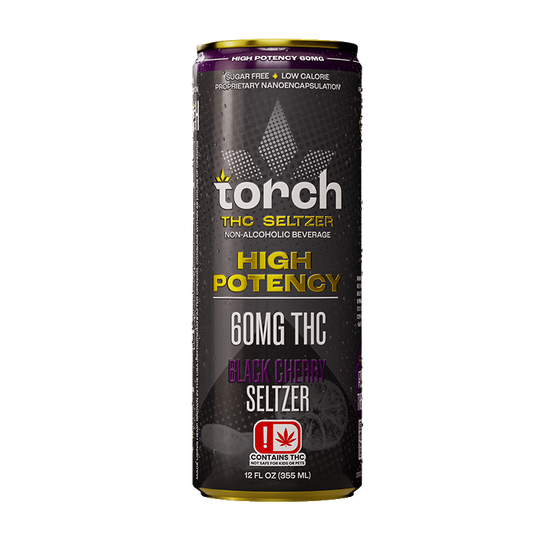 Torch Black Cherry High Potency 60mg THC Seltzer