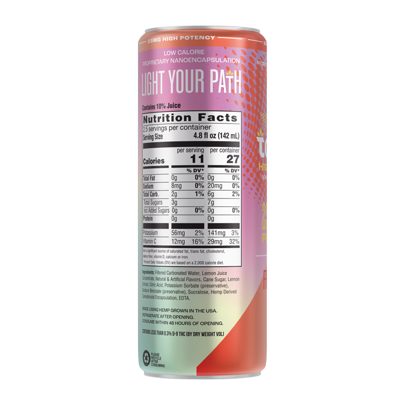 Torch Fruit Punch High Potency 25mg THC Seltzer (3)