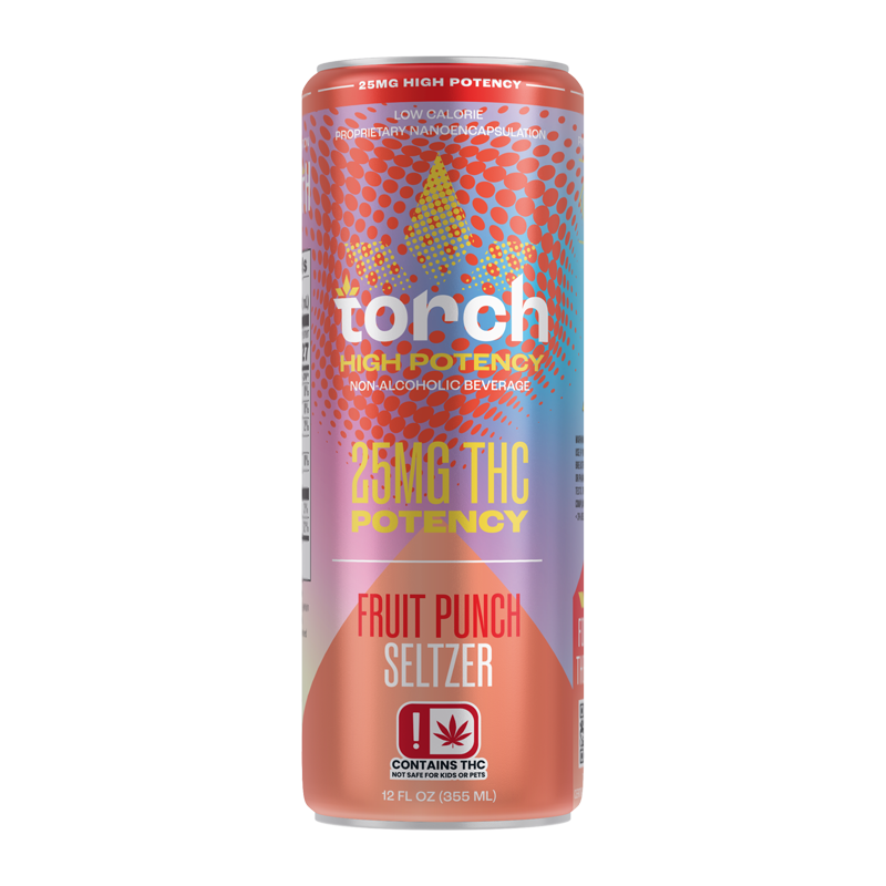 Torch Fruit Punch High Potency 25mg THC Seltzer (2)