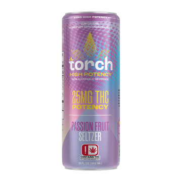 Torch Passion Fruit High Potency 25mg THC Seltzer (2)