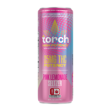 Torch Pink Lemonade High Potency 25mg THC Seltzer (2)