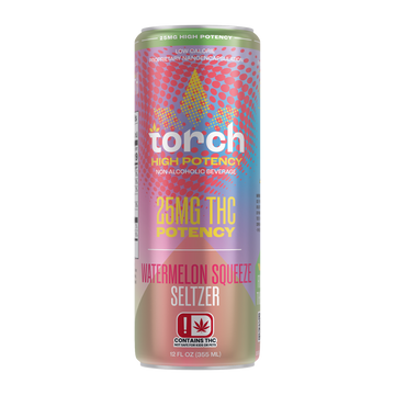 Torch Watermelon Squeeze High Potency 25mg THC Seltzer (2)