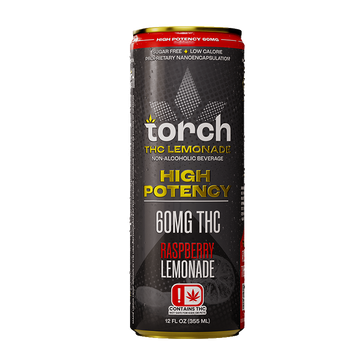 Torch Raspberry Lemonade High Potency 60mg THC Seltzer