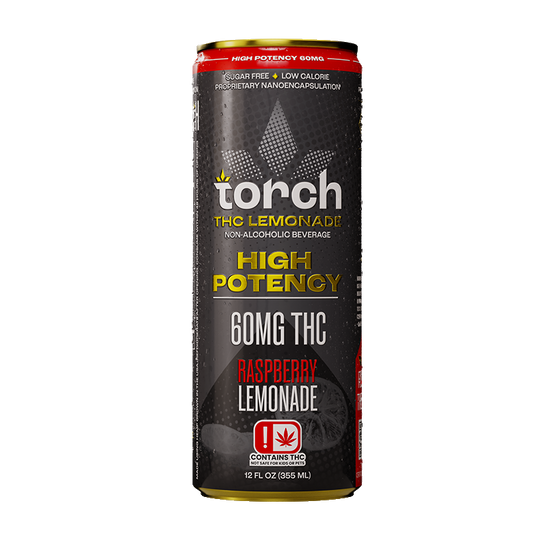 Torch Raspberry Lemonade High Potency 60mg THC Seltzer