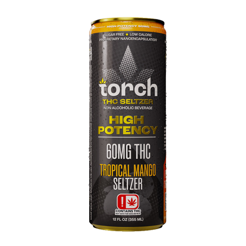 Torch Tropical Mango High Potency 60mg THC Seltzer