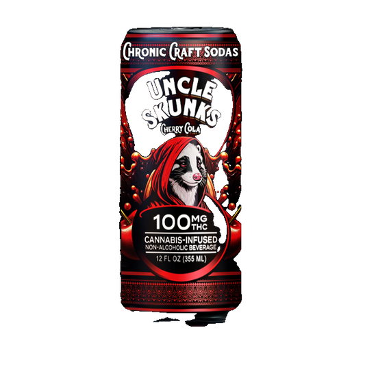 Uncle Skunks Cherry Cola 100mg Chronic Craft Soda (12oz)