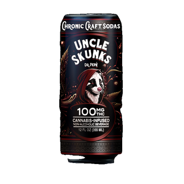 Uncle Skunks Dr Pepe 100mg Chronic Craft Soda (12oz)