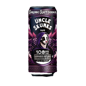 Uncle Skunks Grape 100mg Chronic Craft Soda (12oz)