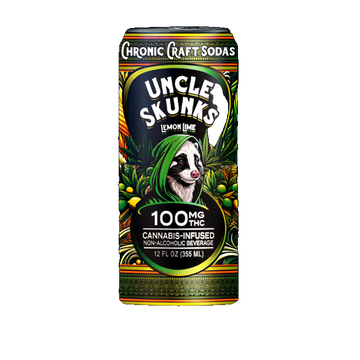 Uncle Skunks Lemon Lime 100mg Chronic Craft Soda (12oz)