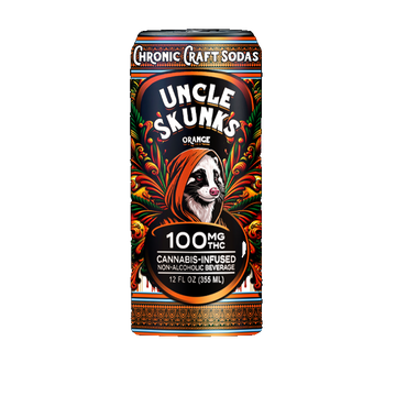 Uncle Skunks Orange 100mg Chronic Craft Soda (12oz)