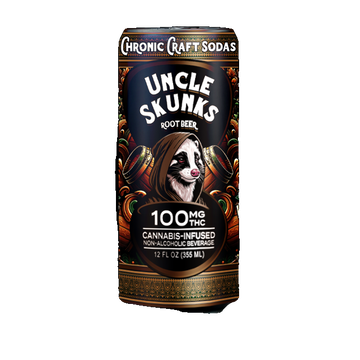 Uncle Skunks Root Beer 100mg Chronic Craft Soda (12oz)